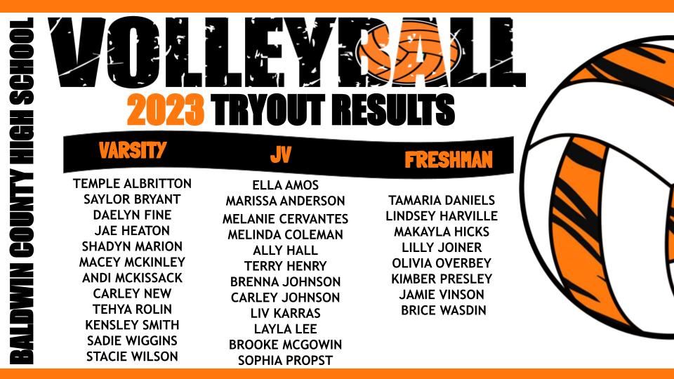 Volleyball Roster